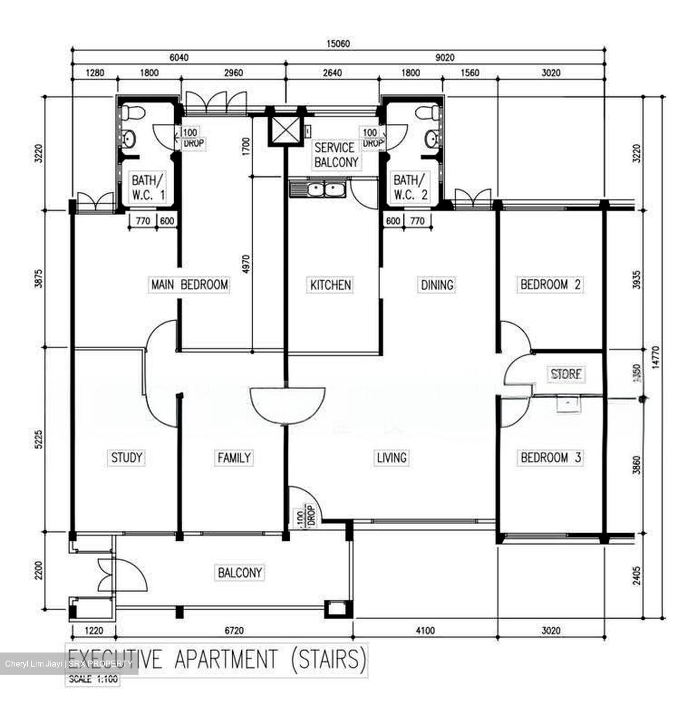 Blk 405 Woodlands Street 41 (Woodlands), HDB Executive #609184391